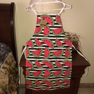 Mabelle Home Collection Watermelon Print Cotton Apron